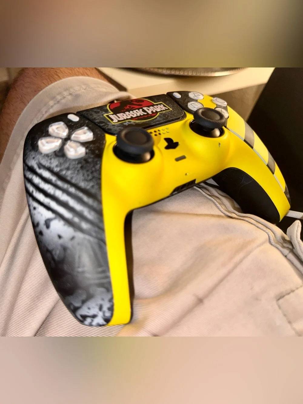 Custom Jurassic Park PS5 DualSense Controller | Professionally Customized